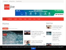 Tablet Screenshot of onejive.com